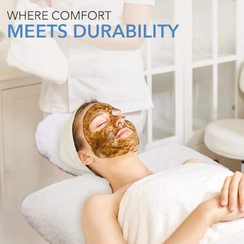 ForPro Professional Collection Comfy Soft Luxury Fleece Massage Pad Set, Extra Soft, Hypoallergenic, for Massage Tables, Includes Massage Table Pad and Face Rest Cover, 33¡± W x 74¡± L x 5¡± D