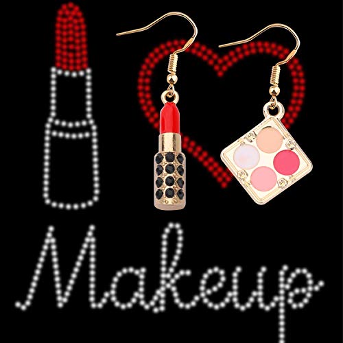 WSNANG Lipstick 3D Earrings Estheticians Gift Makeup Artist Jewelry Gift for Women