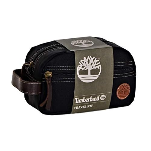 Timberland Men's Toiletry Bag Canvas Travel Kit Organizer