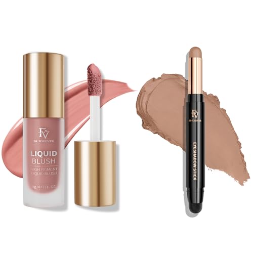 FV Liquid Blush and Cream Eyeshadow Stick, Long Lasting & High Pigmented for All Skin Types