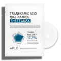 APLB Tranexamic Acid Niacinamide Sheet Mask 10pcs | TRANEX NIAC CEN¢â 17.2% 0.85 FL.OZ/Korean Skincare, Long lasting hydration, Blemish Care, Helps with skin discoloration