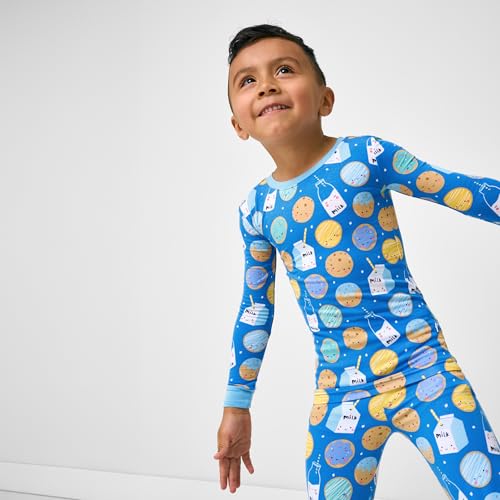 Little Sleepies Two-Piece Pajama Set for Boys & Girls, Soft Viscose from Bamboo Toddler Pajamas for Kids, Family Matching PJs