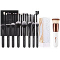 DUcare Professional Makeup Brushes Set 27Pcs +DUcare Foundation Brush