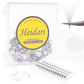 Heidari Handcraft Promade Eyelashes Extension Ideal for Professional Lash Salon, Collection 3D-20D, C CC D DD Curl, Thickness 0.03~0.1mm, Length 8-20mm, Long Lasting,Easy Application 5D-0.07 D 15 mm