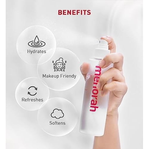 menorah Skincare - Hydrating Spray - with Rice and Prebiotic, Toner, Soothing Facial Spray, Trouble Care, Moisture Balance, Refreshing, Purifying, Calming, All Skin Types
