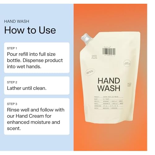 DedCool Hand Wash Refill | 01 Taunt | Squalane, Aloe & Marshmallow Root | Gentle, Hydrating Cleanser | Non-Toxic, Vegan | 16 fl oz
