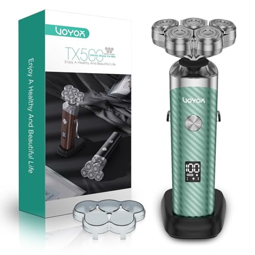 HIENA PRO Cordless Hair Clippers for Men, Professional Barber Kit - Beard Trimmer, Aluminum Foil Shaver, Nose Trimmer, 10 Limit Combs - Fast Charge, Smart LED Display (Clippers/Trimmer)