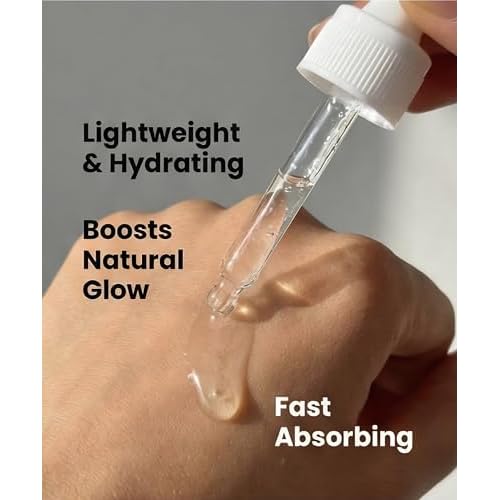 MAYA Vitamin C Brightening Serum with Folic Acid, Face Serum for Hydration & Glow, Lightweight Daily Facial Serum, 30ml