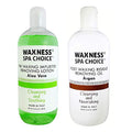 Waxness Spa Choice Pre Post Waxing Lotion Aloe Vera and Argan Oil 2 X 16.9 fl oz / 500 ml
