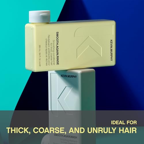 KEVIN.MURPHY SMOOTH.AGAIN - Smoothing, Leave-In Conditioner - For Thick, Coarse & Unruly Hair - Anti-Frizz Treatment - Styling Product for Hair Shine - 200 mL / 6.7 fl oz
