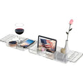 Expandable Bathtub Tray,Clear Plastic Anti-Slip Bath Tub Shelf Caddy Tray,Luxury Bathtub & Bathroom Accessories for Relaxing Spa,Suitable for bathtubs with an Internal Width of up to 29.5 inch
