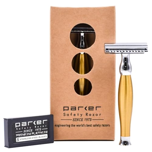 G.B.S Professional Shaving Razor 6in Long Handle and 1 Blade, Black