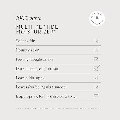 Naturium Multi-Peptide Moisturizer Jumbo, Hydrating & Smoothing Skin Care, Moisturizes with Ethylated Vitamin C & Panthenol, 3.4 oz