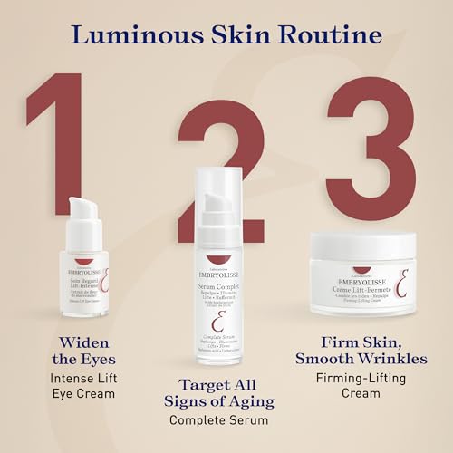 Embryolisse Complete Serum. Advanced Hydrating Formula With Hyaluronic Acid. Replumps, Illuminates, Lifts, Firms, 1.01 Fl Oz