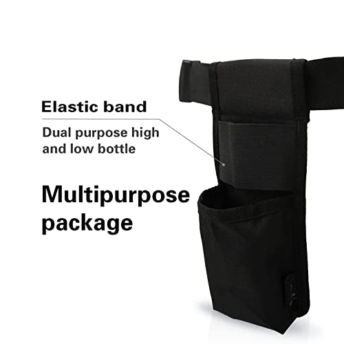 Adjustable Universal Massage Oil Bottle Holster for Therapists Massage Therapy Essential Oil Lotion Holder,Bag Only,Not Bottle Included