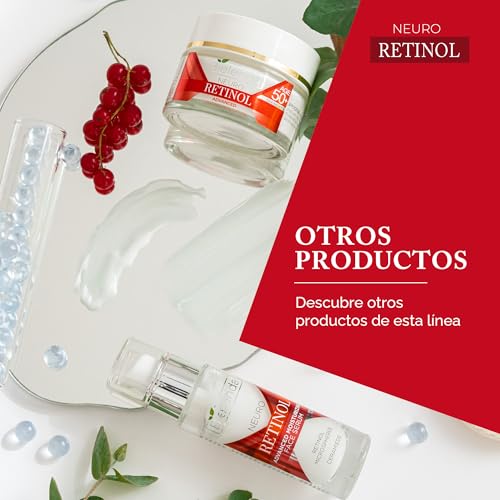 Bielenda Neuro Retinol - Face Serum Advanced Repair - Lifts And Tightens The Skin - Smooths Wrinkles - Evens Out Skin Tone, Restores Vitality - Neuro Retinol Face Serum Rejuvenating Day/Night - 30 ml