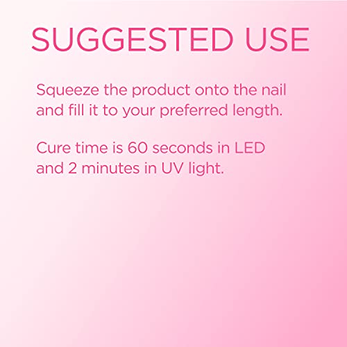 Young Nails Synergy Gel System, Building Gel - Hard Builder Gel, Superior Adhesion & Strength, Structured Nail Gel Builder - Concealer Gel, Pink, Precision Applicator (2 fl oz)