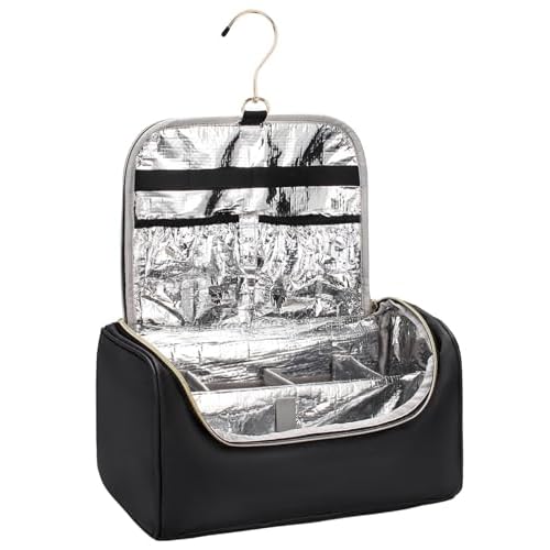 Hair Tools Travel Bag Large Capacity Wide-open Pouch, Hair Accessories Organizer for Flat Irons, Straighteners, Curling Iron,Travel Essentials for Women