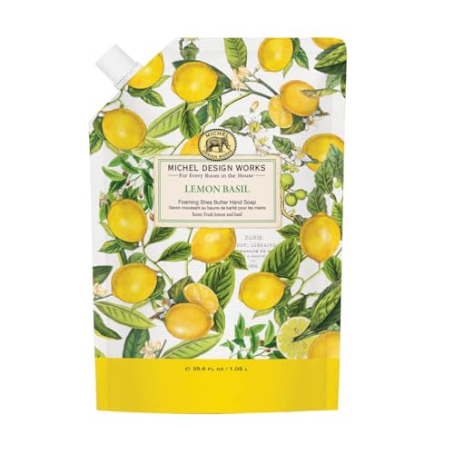 Michel Deisgn Works Lemon Basil Foaming Hand Soap Refill