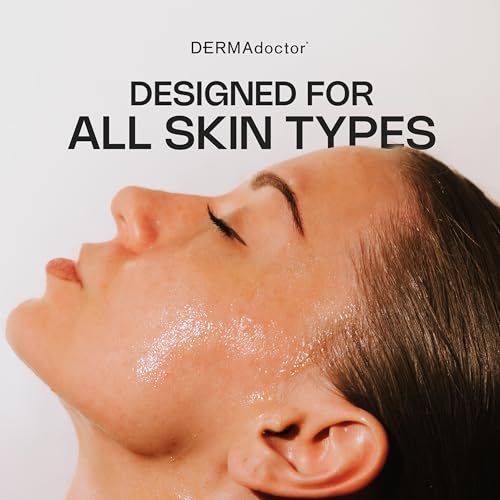 DERMAdoctor Vitamin C Face Wash ? Daily 3-in-1 Vitamin C Cleanser & Makeup Remover Face Wash That Tones, Clears Pores, Lifts Oil, and Removes Sunscreen & Pollutants with Potent Kakadu Plum ? 2.37 oz