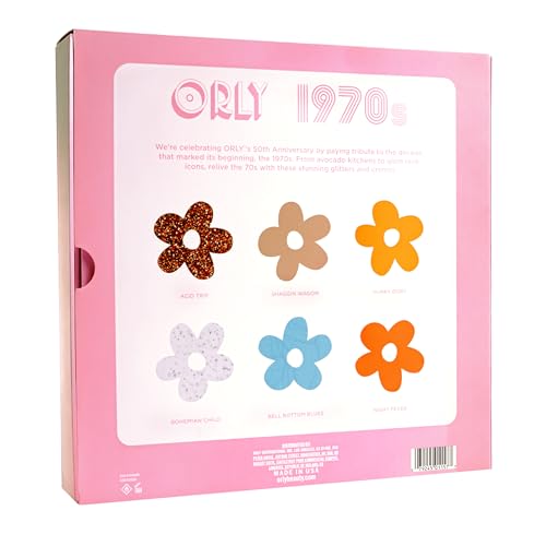 Orly 50th Anniversary Limited Edition 1970s Collection 6PIX Box Set