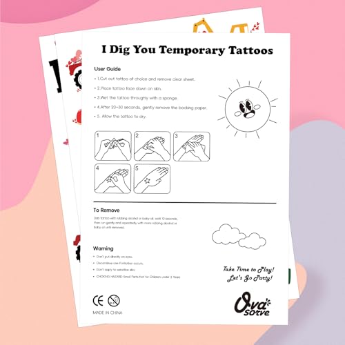 Valentine's Day Temporary Tattoos 152 Count - Heart Stickers for Classroom Party Favors, Pink Valentine Gifts Exchange, Teacher Rewards Supplies (Candy Hearts Design)