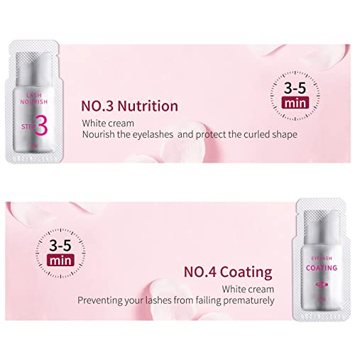 2026 Upgraded Fast Perm Lash Lift Kit Eyelash Perm Kit Eyelash Coating Lotion (Quantity: 10 Packs)