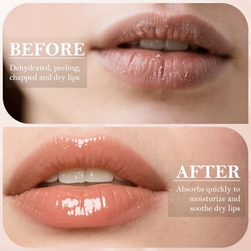 Summer Lip Butter Balm, Moisture and Hydration Lip Gloss, Long-lasting Hydrating Non-Sticky Lip Balm, Soften Dry Lips Lip Care (#Iced Coffee, 1Pcs)