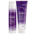 Joico Color Balance Purple Shampoo and Conditioner | For Cool Blonde or Gray Hair | Eliminate Brassy Yellow Tones | Boost Color Vibrancy & Shine | UV Protection | With Rosehip Oil & Green Tea Extract