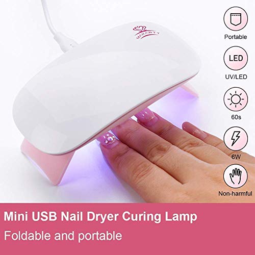 Makartt Poly Nail Gel Kit with UV LED Lamp: Clear Pink Neutral Colors, Multifunctional Builder for Extension strengthener, with Slip Solution, Dual Forms, Base Top Coat, Brush All in One Starter Set