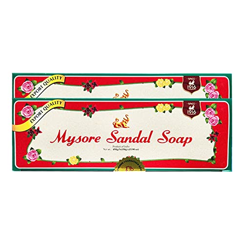 Mysore Sandalwood Soap 150gm - 6 ps (Pack of 2)
