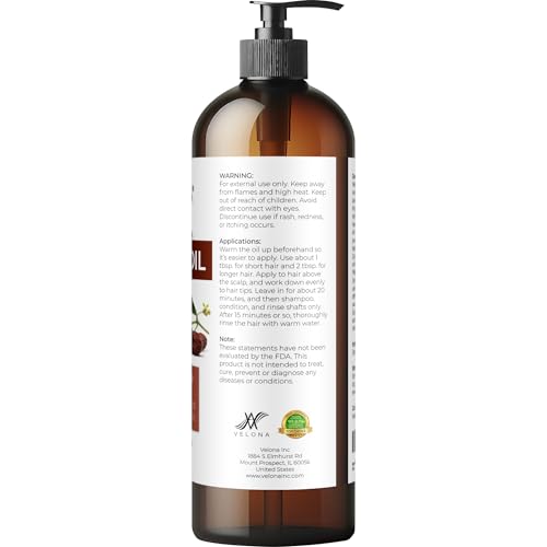 Jojoba Oil - 16 fl oz (with Pump) | 100% Pure and Natural | Golden, Unrefined, Cold Pressed, Hexane Free | Moisturizing Face, Hair, Body, Skin Care