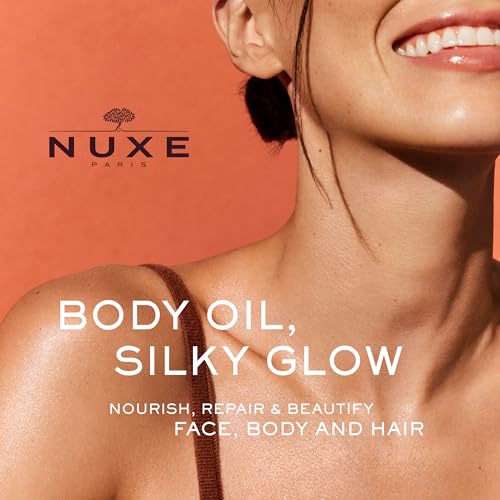 Nuxe Huile Prodigieuse Multi-Purpose Dry Oil (3.3 Fl Oz) & R?ve de Th? Aluminum-Free Deodorant (1.6 Fl Oz) Skincare Duo for Nourished Skin & Long-Lasting Freshness