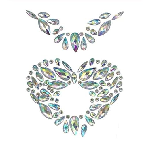 Topz Belly Button Ring Rhinestone body gems body jewels self adhesive sticker festival fashion body jewellery Decrations Body Glitter Tattoo Beauty Makeup Stickers