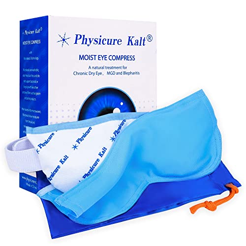 Heated Eye Mask | Moist Heat Eye Compress Relief for Dry Eyes, Imitated, Pink Eyes | Microwave Activated Dry Eye Therapy Mask