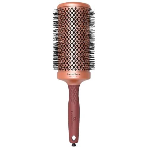 Olivia Garden HeatPro Speed XL - Extra-Long Thermal Round Hair Brush - Not Electrical - Professional Ceramic Blowout Brush for Normal to Thick Hair