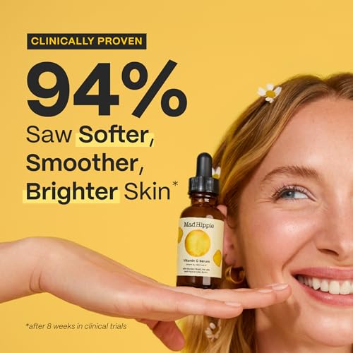 Mad Hippie Vitamin C Serum for Face ? Hyaluronic Acid, Ferulic Acid & Vitamin E, Anti-Aging, Glow Up Essentials, Cruelty-Free Skin Care, 1.02 Oz (Pack of 2)