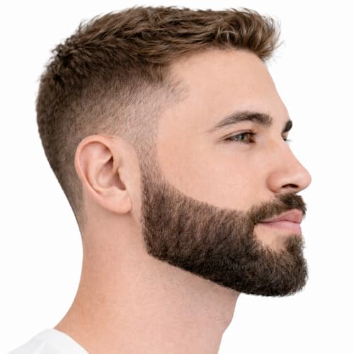 Quality Time Beard Guide Max: Multi-Style Beard Shaving Template with Built-In Anti-Slip Grip for Steady Control, Hair Anchor and Comb, DIY Grooming Styling Guard for Precise Beard Lines