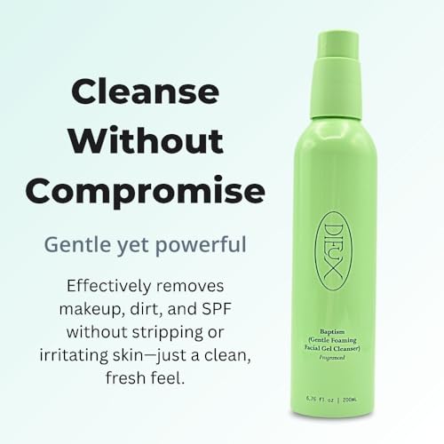 Dieux Baptism Gentle Foaming Facial Gel Cleanser Fragranced 6.76 oz