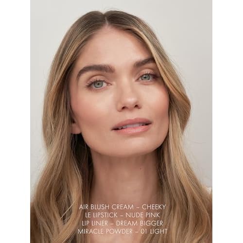SWEED - Air Blush Cream | High Pigmented, Velvet Finish | Vegan, Cruelty-Free, Clean Beauty (Cheeky, 0.17 oz | 5 g)