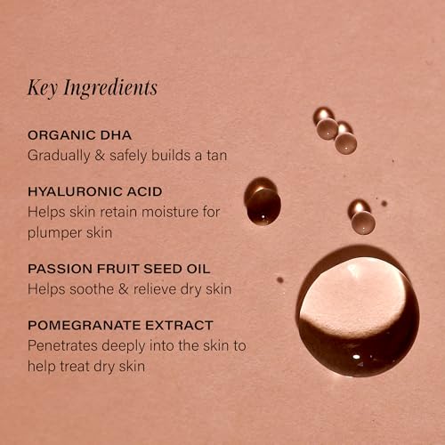 + Lux Unfiltered N¡Æ12 Face Tanning Drops - Non-Comedogenic Bronzing Drops for Face with Hyaluronic Acid, Vitamin E, & Passionfruit Oil - Fragrance Free, Cruelty Free, & Vegan Self Tanner