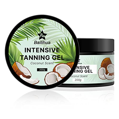 Tanning Accelerator Tanning Gel Accelerator Cream (Coconut) White