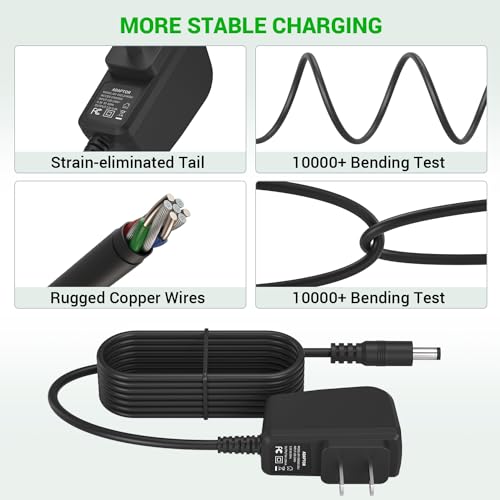 8V Shaver Charger Compatible with Philips Norelco Multigroom HQ840 3000 Series MG3750 MG3750/50 MG3750/10 MG3750/60 MG3760 MG3760/50 Shaver Power Supply Cord Charger