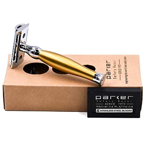 G.B.S Professional Shaving Razor 6in Long Handle and 1 Blade, Black