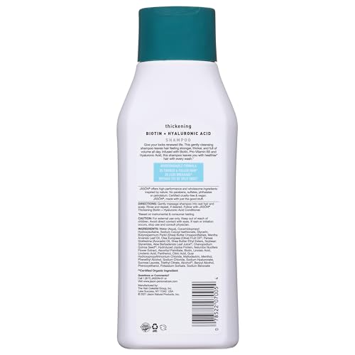 JASON Restorative Biotin Shampoo, 16 oz (Pack of 2)