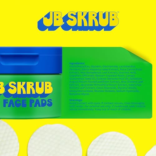 JB SKRUB The Face Pads, Face Wash, and Body Wash: Kid, Tween, and Teen Skin Care Essentials: Boost Confidence, Fight Acne, and Conquer Funk with Freshness