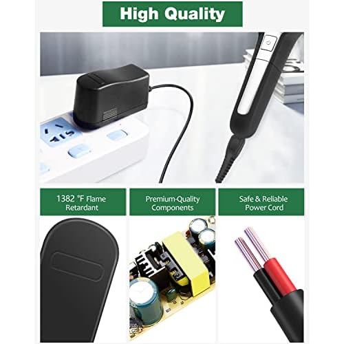 15V Charger for HQ8505 2300 3500 7000 5000 3000 Series & MG5750 MG7750 Electric Shaver Razor Aquatec Arcitec Multigroom Beard Trimmer, 15 Volt Power Supply Cord