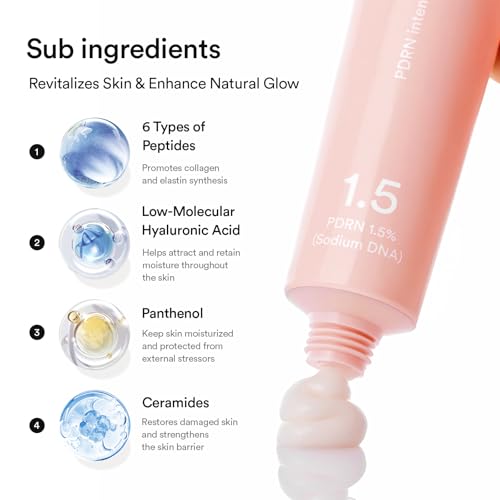 Abib PDRN Intensive Cream 1.5 Tube 2.54 fl oz, Salmon DNA PDRN Hydrating Moisturizer for Dull and Stressed Skin, Skin Turnover and Barrier Care, with Peptides and Hyaluronic Acid, Korean Skincare