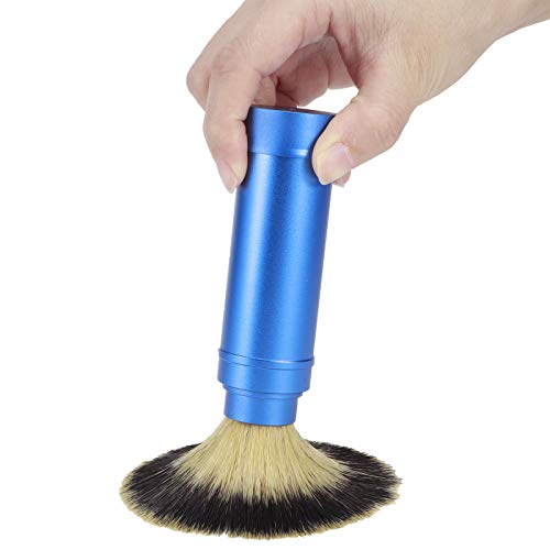 Shaving Brush Blue Handle Designed For The Best Shaving Experience Of Your Life. Suitable For Safety Razors, Double Razors, Straight Razors Or Straight Razors