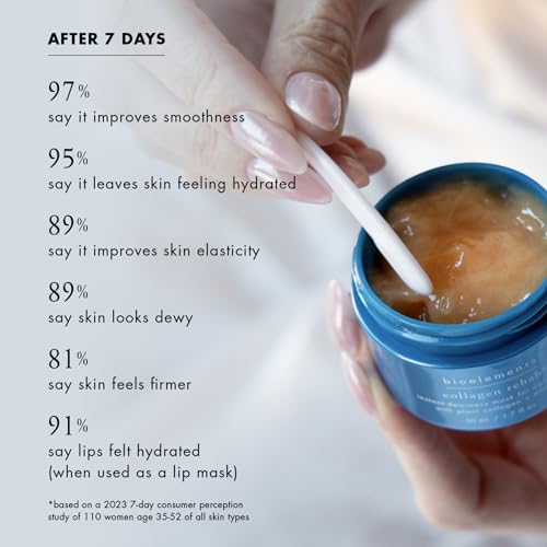 Bioelements Collagen Rehab - 1.7 fl oz - Face & Lip Mask for Aging Skin - Creates Instant Dewiness + Improves Fine Lines & Wrinkles - Vegan, Gluten Free - Never Tested on Animals